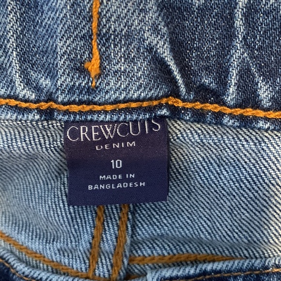 CrewCuts girls wide leg jeans front flat pockets size 10 sailor stretch - Picture 3 of 7